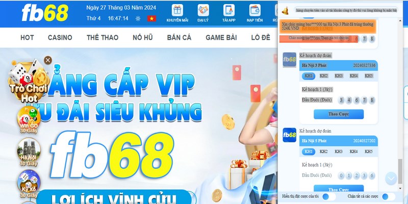  Thao tác đăng ký cực dễ nhờ hướng dẫn FB68